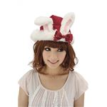 【クリスマスコスプレ】うさちゃんサンタ帽子