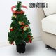 【クリスマス】360度回転!60cm光ファイバーツリー(クリスマスツリー/リボンベル)T502-60(グリーン)