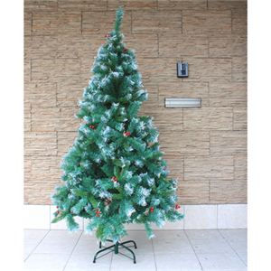 【クリスマス】210cm オーナメント付きツリー S642／7 - 拡大画像