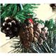 【クリスマス】210cm 松ぼっくりツリー SZ640／7 - 縮小画像2