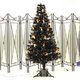 【コスプレ】 90cmブラック光ファイバーツリー(クリスマスツリー/LEDランタン) T601-90 - 縮小画像1