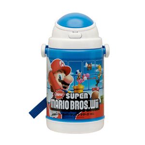 スーパーマリオ 保冷ストローホッパー400ml shh4 マリオ