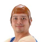 【パーティーグッズ】つるっぱげ 茶色