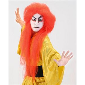 【パーティーグッズ】KABUKIかつら 紅
