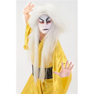 【パーティーグッズ】KABUKIかつら 白