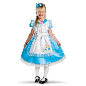 【コスプレ】 disguise Alice in Wonderland Alice-Deluxe Child 4-6X 不思議の国のアリス アリス （キッズ・子供用） - 拡大画像