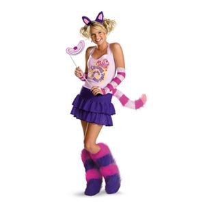 【コスプレ】 disguise Alice in Wonderland The Cheshire Cat Adult 8-10 不思議の国のアリス チシャ猫 - 拡大画像