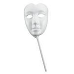 【コスプレ】 disguise Maks Essential／Masquerade ／ Blank Unisex Stick Mask O／S スティック付 ブランクマスク
