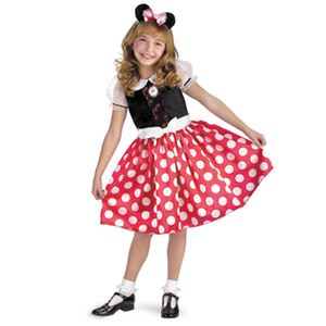 【コスプレ】 disguise Minnie Mouse Classic Child ミッキーマウス クラシック チャイルド 4-6X - 拡大画像