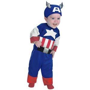 【コスプレ】 disguise Super Hero Squad ／ Captain America Infant キャプテンアメリカ 幼児用コスチューム - 拡大画像