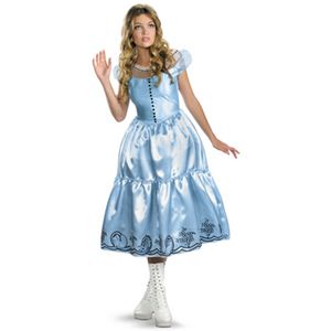【コスプレ】 disguise Alice In Wonderland Movie ／ Alice Blue Dress Movie Adult アリスインワンダーランド アリス ブルードレス - 拡大画像