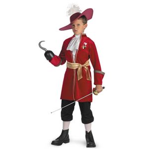 【コスプレ】 disguise Peter Pan ／ Captain Hook Classic ピーターパン フック船長 （キッズ・子供用） - 拡大画像