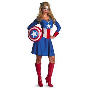 【コスプレ】 disguise Captain America ／ American Dream Classic Adult キャプテンアメリカ アメリカンドリームクラシック - 拡大画像