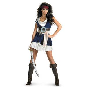 【コスプレ】 disguise Pirate Of The Caribbean ／ Jack Sparrow Sassy 8-10 パイレーツ・オブ・カリビアン ジャックスパロウ - 拡大画像