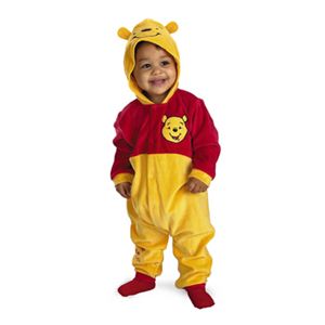 【コスプレ】 disguise 5490 Winnie The Pooh Classic Infant 12-18M くまのプーさん キッズ・子供用 - 拡大画像