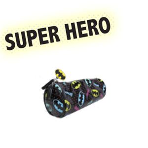 バットマン 丸筒ポーチ ブラック