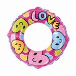 【ビーチグッズ】浮輪50cm ハートビーンズ