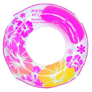【ビーチグッズ】浮輪90cmプリティハイビスカス