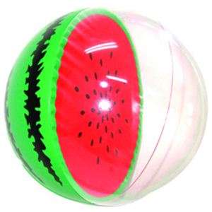 【ビーチグッズ】ビーチボールカットスイカ50cmNP