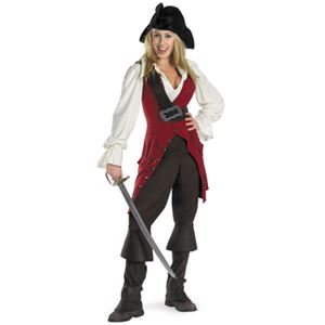 【コスプレ】 disguise Pirate Of The Caribbean ／ Elizabeth Pirate Adult Deluxe - 拡大画像