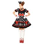 RUBIE'S（ルービーズ） 95073 Gothic Costume Adult Minnie Black ゴシックミニー ブラック Stdサイズ