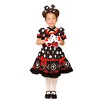 RUBIE'S（ルービーズ） 95076S Gothic Costume Child Minnie Black S ゴシックミニー ブラック