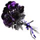RUBIE'S（ルービーズ） 95154 Gothic Bouquet Purple 6pcs - 縮小画像1