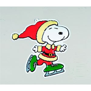 【クリスマス】スヌーピー ウォールデコ スケート