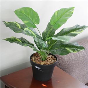 人工観葉植物 ミニポトス 白斑 45cm