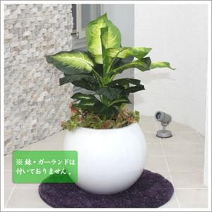 人工観葉植物 ディフェンバキア 73cm