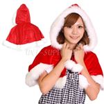 【クリスマスコスプレ 衣装】Patymo クリスマス フード付きケープ