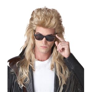 【コスプレ】80'S ROCK MULLET WIG 【ウィッグ・かつら】