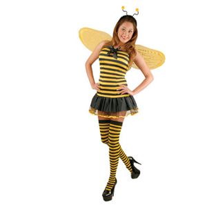 【コスプレ】HONEY BEE WITH STRIPE STOCKINGS ADULT 大人用（M）