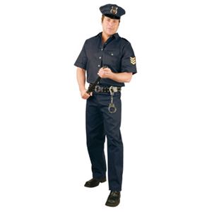 【コスプレ】POLICE 大人用（M） - 拡大画像