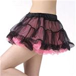 【コスプレ】Blk／Pink 2 Tone Mesh Pettiskirt