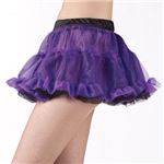 【コスプレ】Blk／Purp 2 Tone Mesh Pettiskirt