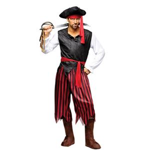 【コスプレ】Male Adlt Carribean Pirate 大人用