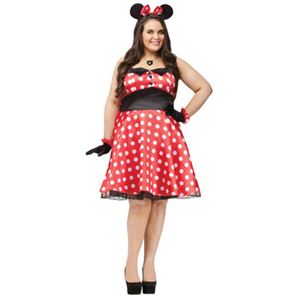 【コスプレ】Plsz Retro Miss Mouse Cstm 大人用 - 拡大画像