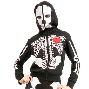 【コスプレ】SKELETON HEART HOODIE XS （XS）