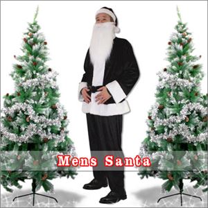 【クリスマスコスプレ】メンズサンタ Men's Santa costume BLACK VELVET ブラック