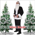 【クリスマスコスプレ 衣装】メンズサンタ Men's Santa costume BLACK VELVET ブラック