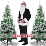 【クリスマスコスプレ】メンズサンタ Men's Santa costume BLACK VELVET ブラック