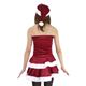 【クリスマスコスプレ 衣装】レディースサンタ Ladie's Santa costume DK RED VELVET レッド - 縮小画像3