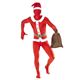 【コスプレ】Santa Second Skin Costume and Santa Sack M 大人用 M - 縮小画像1