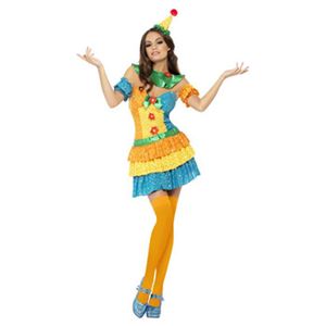 【コスプレ】Fever Colourful Clown Cutie Costume S 大人用 S