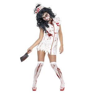 【コスプレ】Zombie Nurse Costume S 大人用 S - 拡大画像