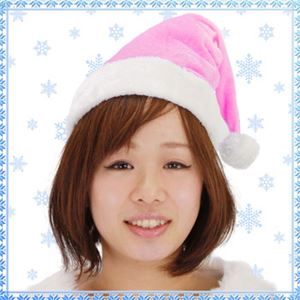 【クリスマスコスプレ】 Patymo クリスマスサンタ帽子 ピンク