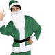 【クリスマスコスプレ 衣装】Men's Santa costume GREEN VELVET メンズグリーンサンタ - 縮小画像1