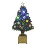 クリスマスツリー 【グリーン 高さ約60cm】 SB付き 『3Dライティングファイバーツリー』 〔イベント パーティー〕