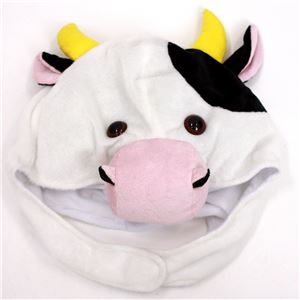 【コスプレ】Patymo アニマルハット 牛 cow